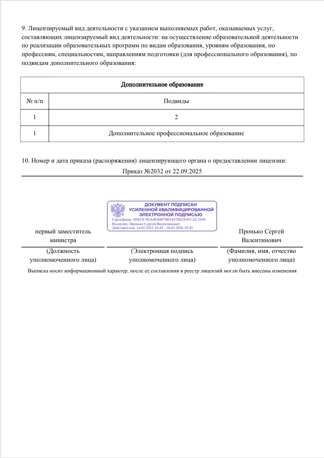 Образовательная лицензия ООО Классбук Краснодар Образовательная лицензия ООО Классбук Краснодар